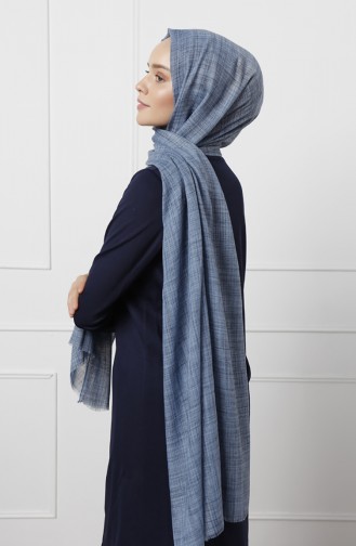 Cosmos Shawl Blue Navy Blue 18-0001-05