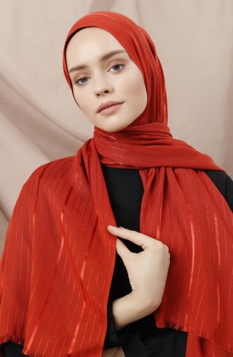 Brick Red Shawl 17-0022-42