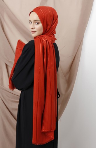 Brick Red Shawl 17-0022-42