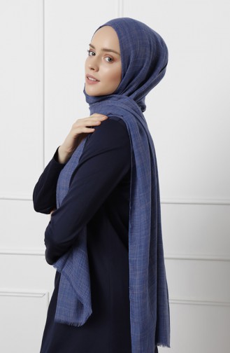 Navy Blue Shawl 18-0001A-15