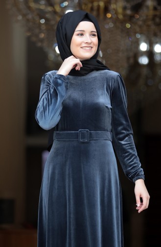 Robe Hijab Antracite 3245-01