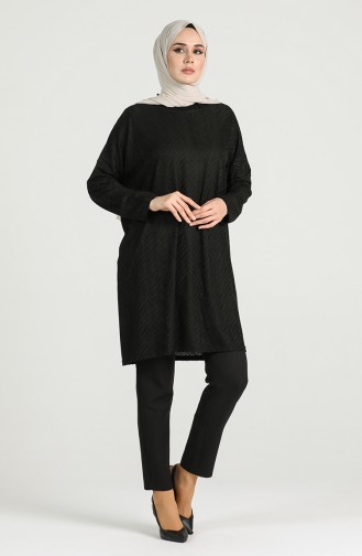 Yarasa Kol Tunik 1419-01 Siyah