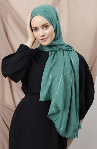 Natürlicher Wrap Schal 17-0022-01 Grün 17-0022-01