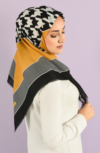 وشاح أصفر خردل 2977-17