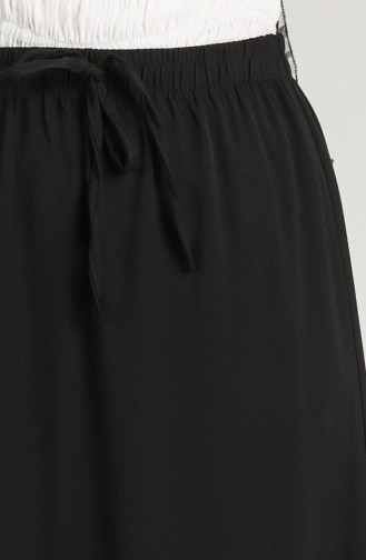 Elastic waist Skirt 4344etk-01 Black 4344ETK-01