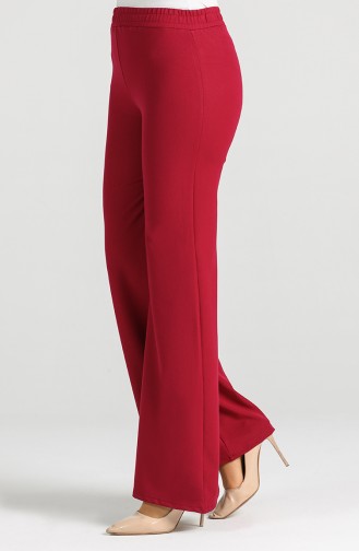 Flared Trousers 4316pnt-01 Burgundy 4316PNT-01