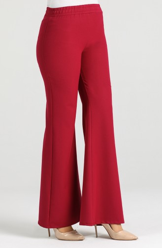 Flared Trousers 4316pnt-01 Burgundy 4316PNT-01
