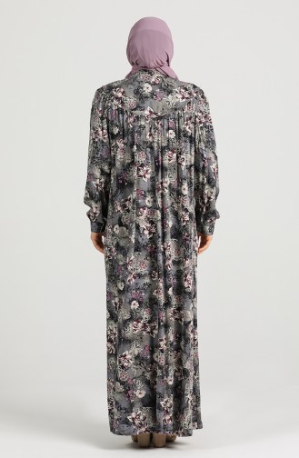 Dunkelblau Hijab Kleider 0410-02