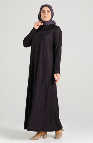 Robe Hijab Pourpre 0411-05