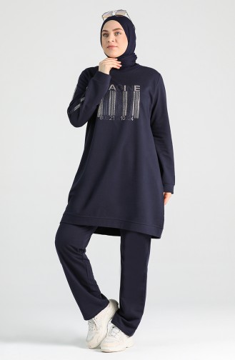 Navy Blue Tracksuit 8002-02