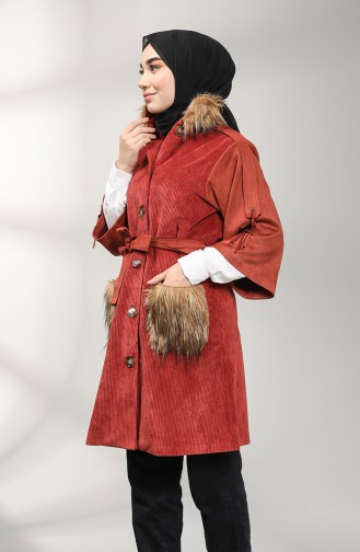 Fur Velvet Coat 20k0008100-04 Tile 20K0008100-04