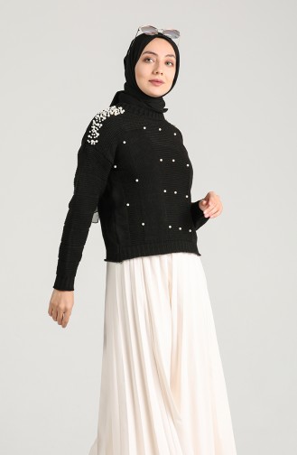 Knitwear Pearl Sweater 0617-03 Black 0617-03