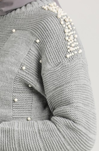 Knitwear Pearl Sweater 0617-08 Gray 0617-08