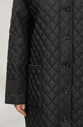 Plus Size quilted Coat 5155-04 Black 5155-04