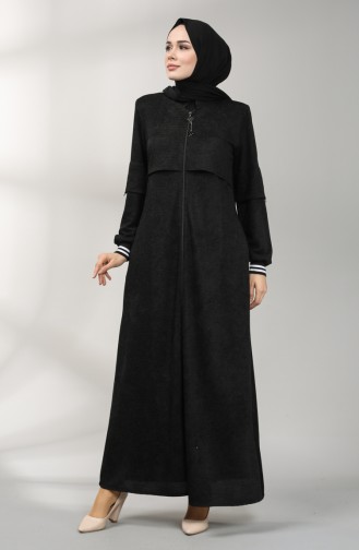 Schwarz Trenchcoat 1570-01