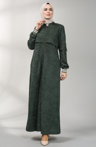 Dark Green Overjas 1570-05