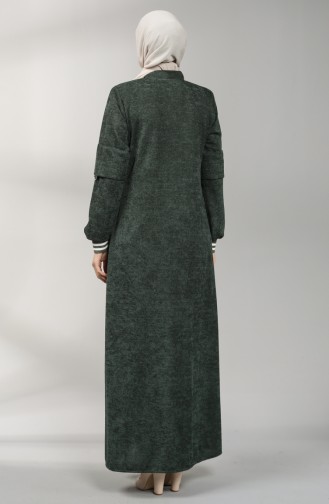 Dunkelgrün Trenchcoat 1570-05