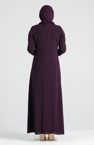 Lila Hijab Kleider 2134-05