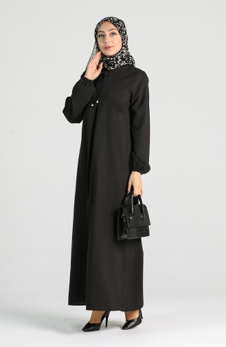 Robe Hijab Noir 8002-03