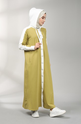 Robe Hijab Vert huile 201532-02