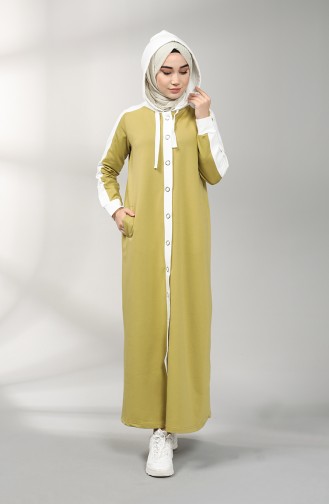 Oil Green İslamitische Jurk 201532-02