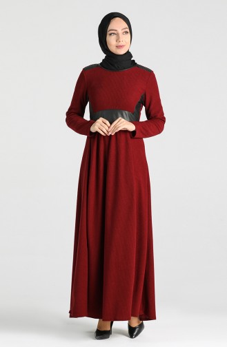Robe Hijab Bordeaux 5604-01