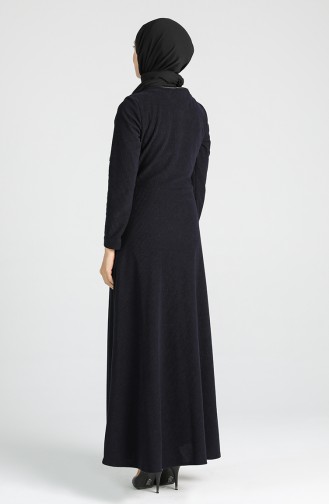 Robe Hijab Bleu Marine 5604-02