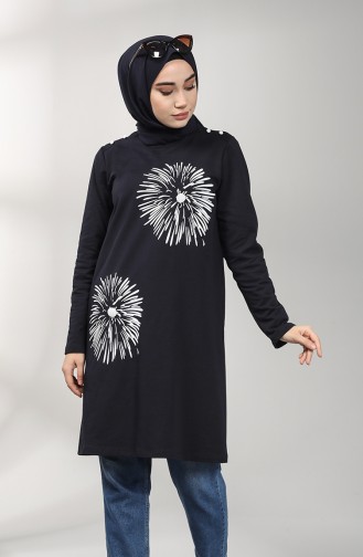 Navy Blue Tuniek 60346-01