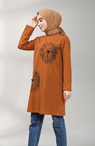 Two-thread Patterned Tunic 60346-04 Tobacco 60346-04