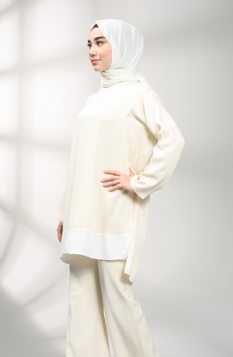 Garnish Tunic 4337tnk-06 Cream 4337TNK-06