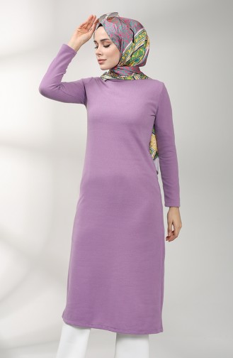 Knitwear Long Tunic 2095-02 Lilac 2095-02