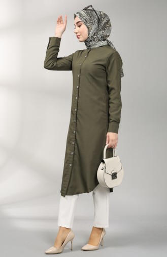 Buttoned Tunic 12002-08 Khaki 12002-08