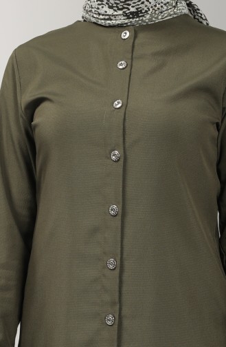 Buttoned Tunic 12002-08 Khaki 12002-08