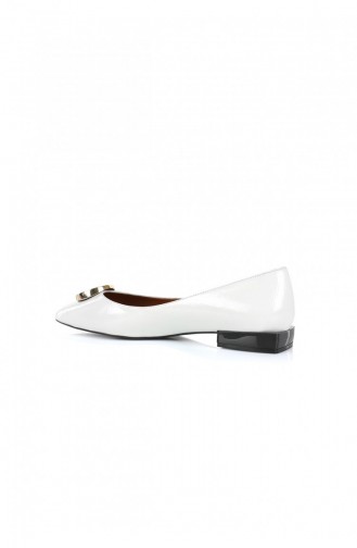 White Casual Shoes 1105.BEYAZ