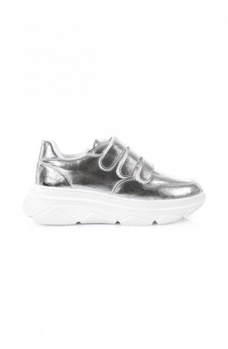 Silver Gray Sneakers 1088.GUMUS