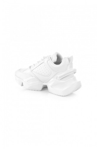 Chaussures Baskets Blanc 1082.PUREBEYAZ