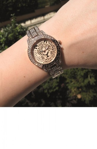 Rose Tan Wrist Watch 11171-05