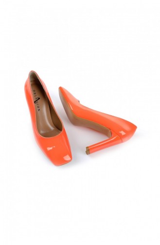Orange High-Heel Shoes 1139.TURUNCU