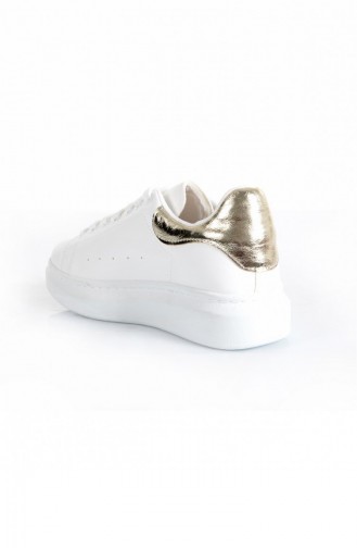 Chaussures Baskets Or 1318.GOLD