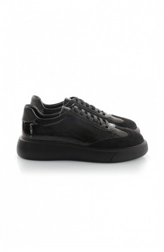 Robin Siyah Rugan Sneaker P 00000775100136 1001