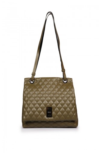 Khaki Schultertasche 63Z-03