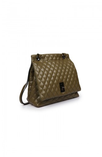 Khaki Shoulder Bag 63Z-03