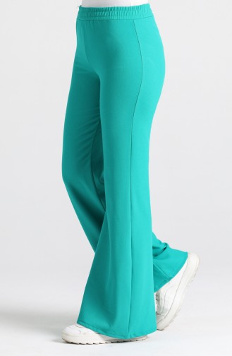 Flared Trousers 4321pnt-01 Cyan 4321PNT-01