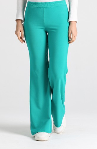 Flared Trousers 4321pnt-01 Cyan 4321PNT-01