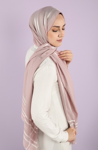 Evening Dress Flush Chiffon Shawl 13100-06 Powder Pink 13100-06