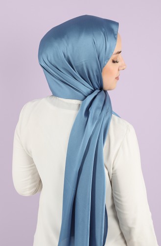 Charm Plain Satin Shawl 15224-12 Indigo 15224-12