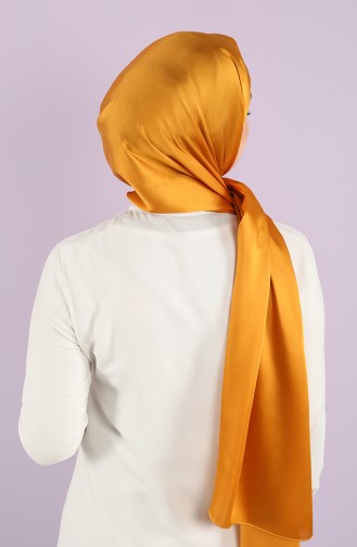 Charm Plain Satin Shawl 15224-18 Mustard 15224-18