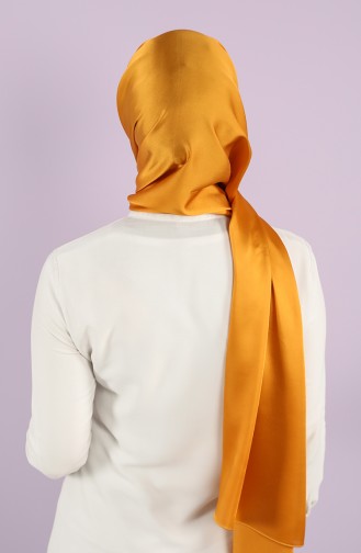 Charm Plain Satin Shawl 15224-18 Mustard 15224-18