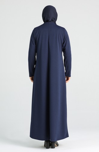 Robe Hijab Bleu Marine 4756-02