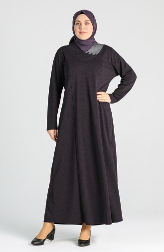 Lila Hijab Kleider 4757-02